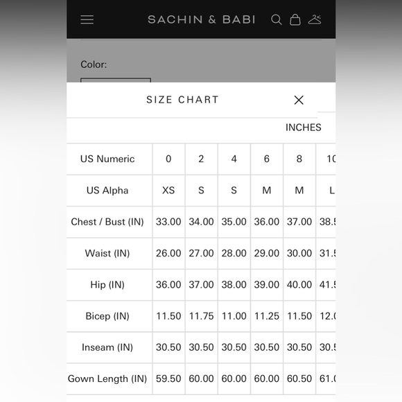 Sachin + Babi CHELSEA GOWN - TONAL PETAL New w partial tag - Picture 14 of 17